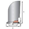TRAMONS SILICONE COWL VENTILATOR (SCREW DOWN FIXED RING) - Image 2