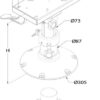 VETUS MANUALLY ADJUSTABLE PEDESTALS WITH SLIDE - Image 2