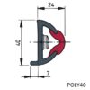 POLY40W WHITE 40mm X 31mm, 20 metres - Image 2