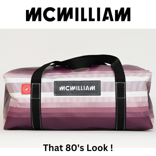 mcwilliam purple bag 80s