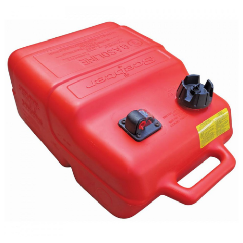 Scepter 25 litre portable outboard fuel tank with fuel level indicator