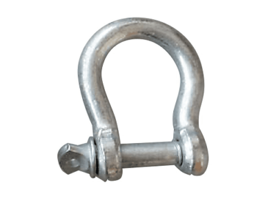 galvanised bow shackle