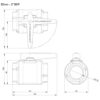 ball valve dimensions