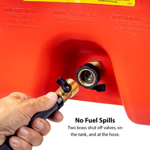 no spills petrol tank