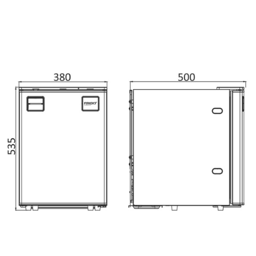 Frigo° fridge with clean touch front panel - Image 5