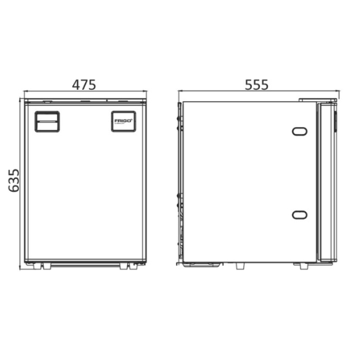 Frigo° fridge with clean touch front panel - Image 6
