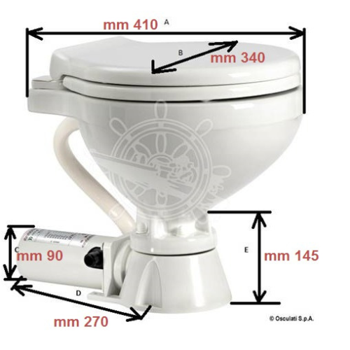 osculati electric toilet